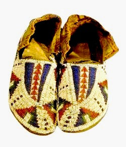 Native American Style Handmade Beaded Powwow Dance Moccasin PMC746