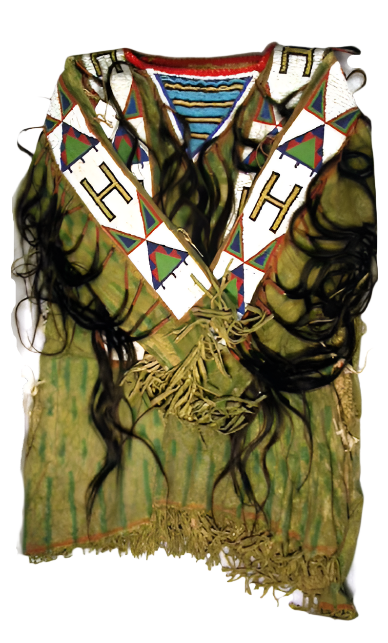 Native American Style Handmade Powwow Beaded War Shirt PWS3298