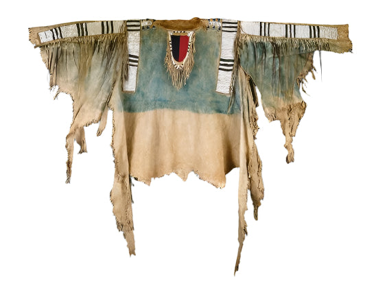 Native American Style Handmade Powwow Beaded War Shirt PWS3301